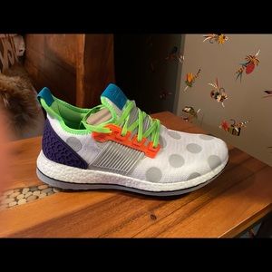Adidas pure boost zg kolor clear neon pattern multi color 10 1/2 brand nwt + box